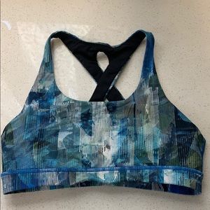 Lululemon Time to Sweat Bra SZ 6 Sun Dazed EUC!